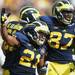 Michigan wide receiver Jeremy Gallon celebrates scoring a touchdown against Central Michigan during the second quarter at Michigan Stadium on Saturday, August 31, 2013. Melanie Maxwell | AnnArbor.com